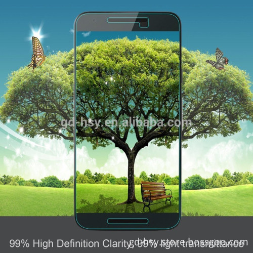 HUYSHE Factory Supplier for Nexus 5X damage resistant 0.3mm thickness 9h hardness tempered glass screen protector